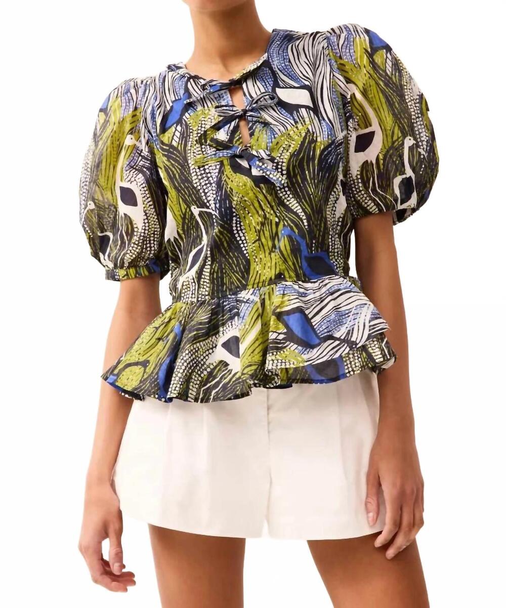 NEW MARIE OLIVER estella top in heron